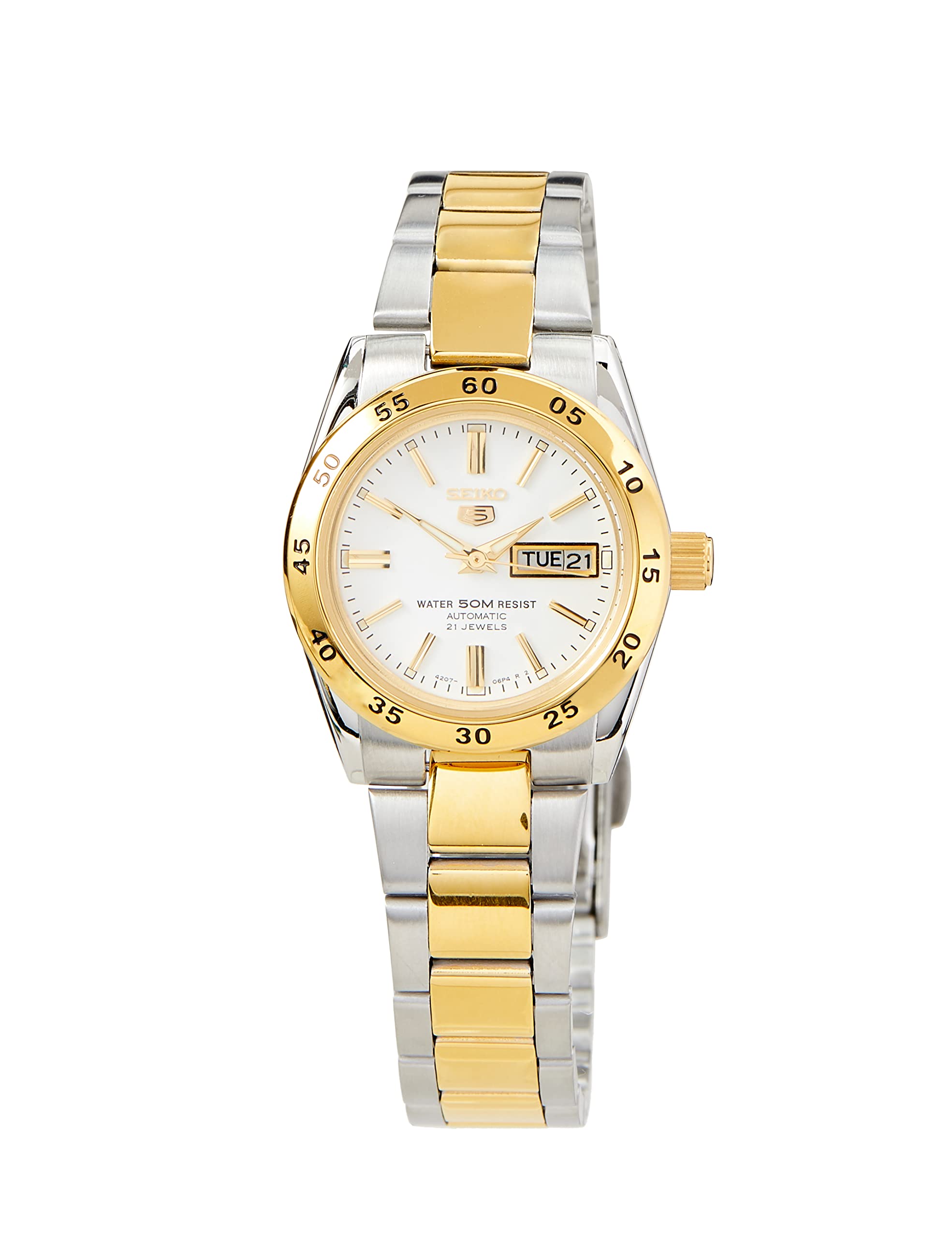 Foto 2 pulgar | Reloj Automático Seiko De Acero Inoxidable Para Mujer, Multicolor - Venta Internacional.