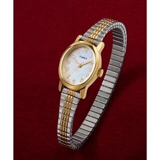 Foto 6 | Reloj Timex Cavatina Esfera Nácar Dorada para Mujer - Venta Internacional