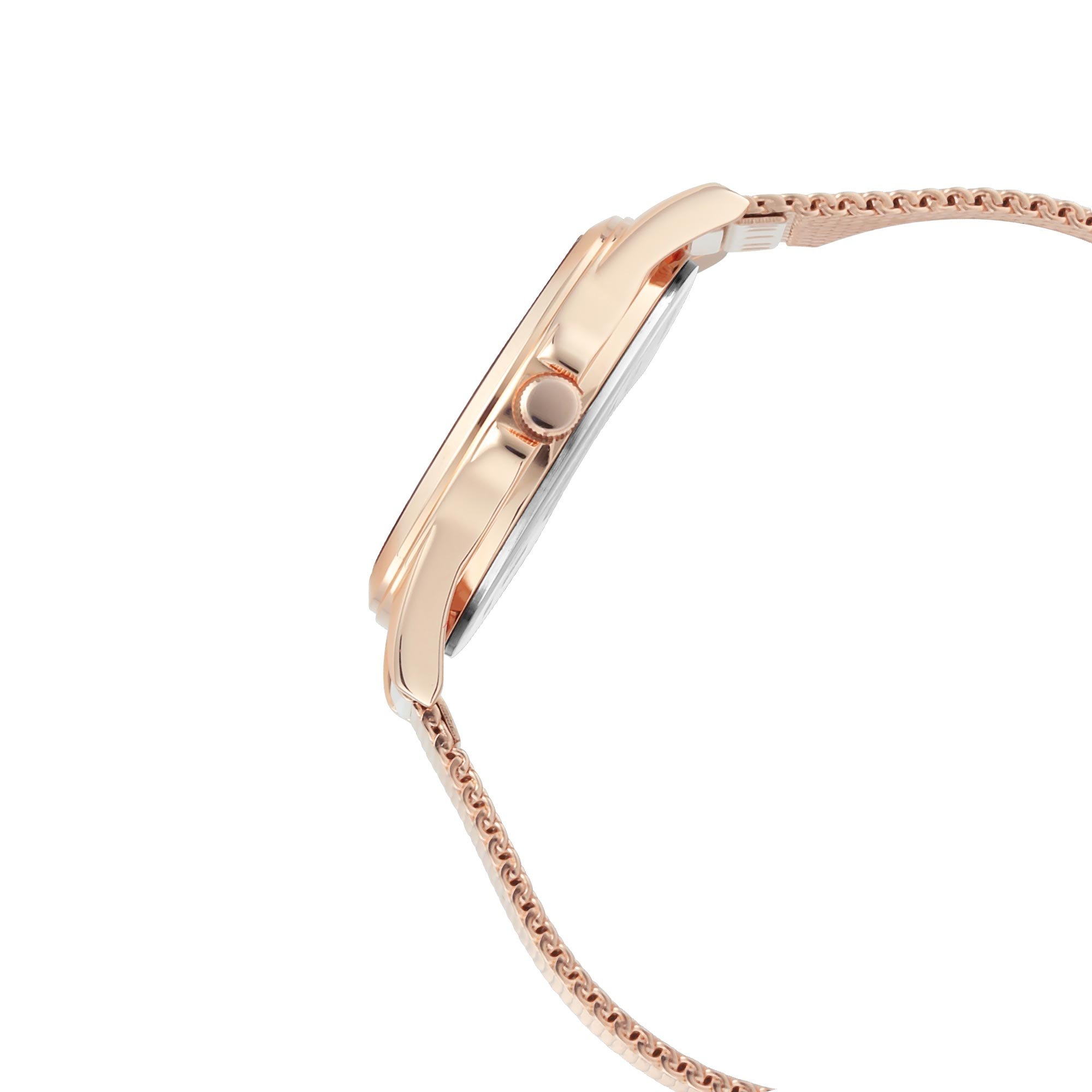 Foto 4 | Reloj Titan Sparkle Para Mujer Con Cristales De Swarovski En Oro Rosa - Venta Internacional.