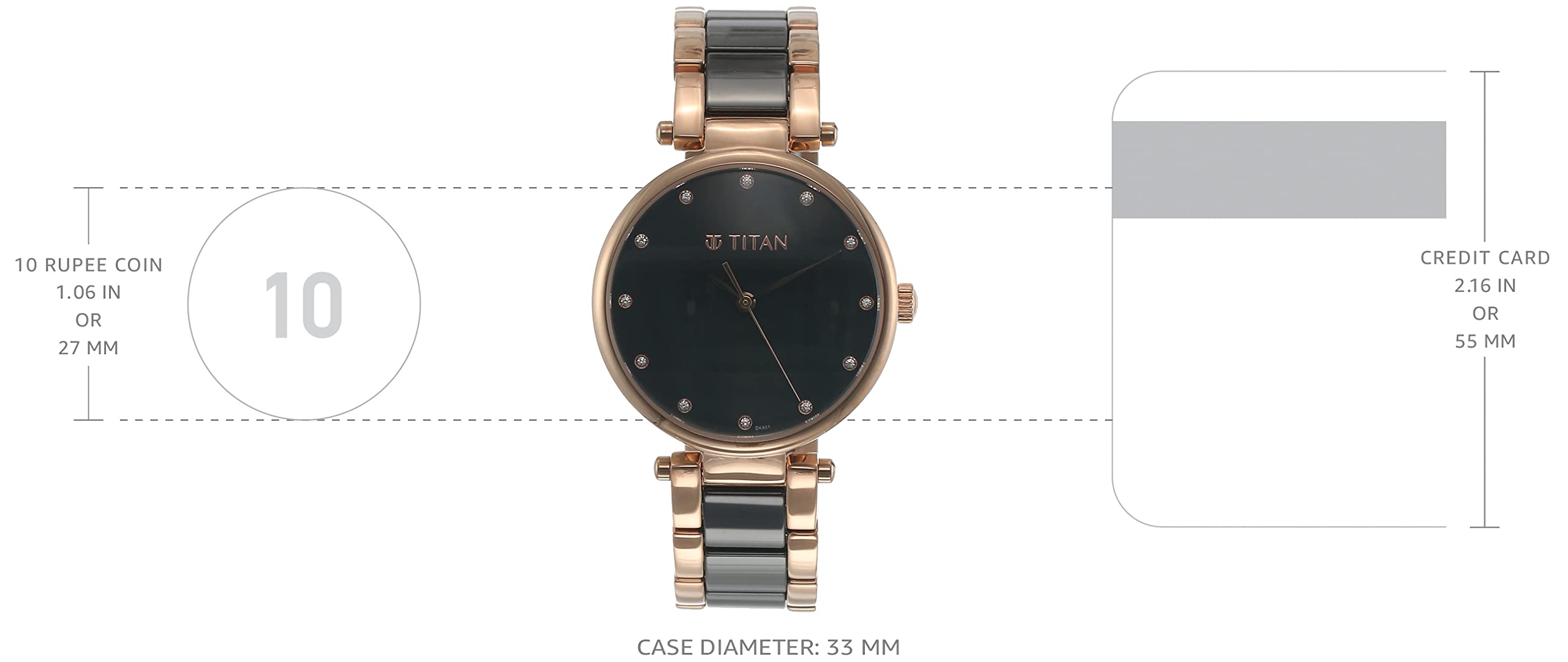 Foto 3 | Reloj Titan para Mujer NQ95061WD03 Multicolor - Venta Internacional