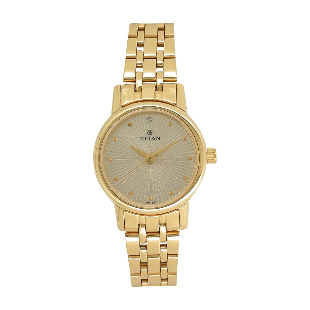 Reloj Titan para Mujer 2593YM01 Dorado - Venta Internacional