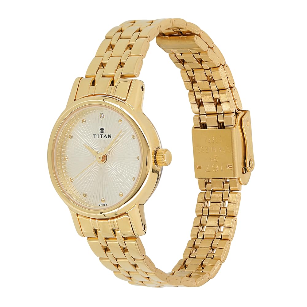Foto 3 pulgar | Reloj Titan para Mujer 2593YM01 Dorado - Venta Internacional
