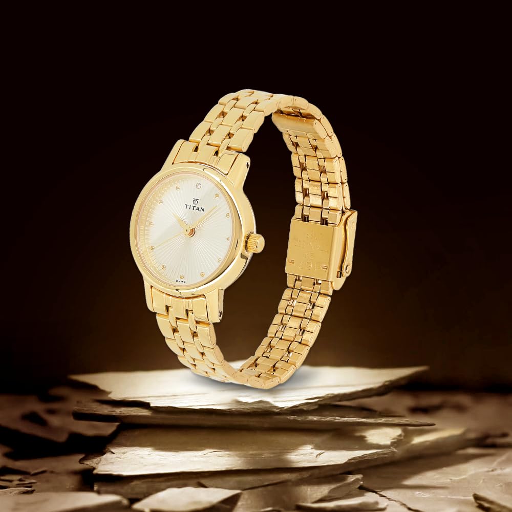 Foto 8 pulgar | Reloj Titan para Mujer 2593YM01 Dorado - Venta Internacional