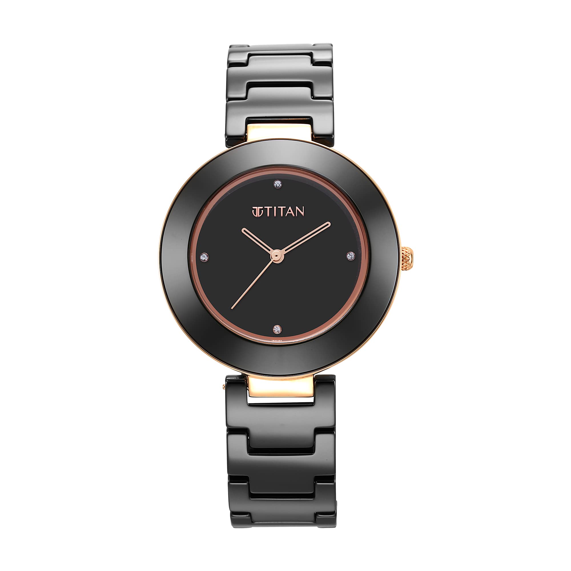 Foto 1 | Reloj Titan para Mujer 95189KC02 Negro - Venta Internacional