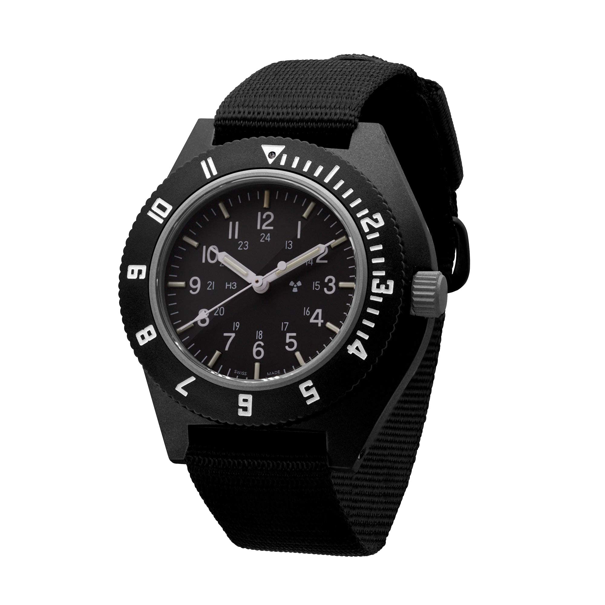 Foto 2 pulgar | Reloj Marathon para Mujer Military Navigator Pilot's Quartz Negro- Venta Internacional