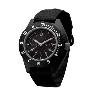 Foto 1 | Reloj Marathon para Mujer Military Navigator Pilot's Quartz Negro- Venta Internacional