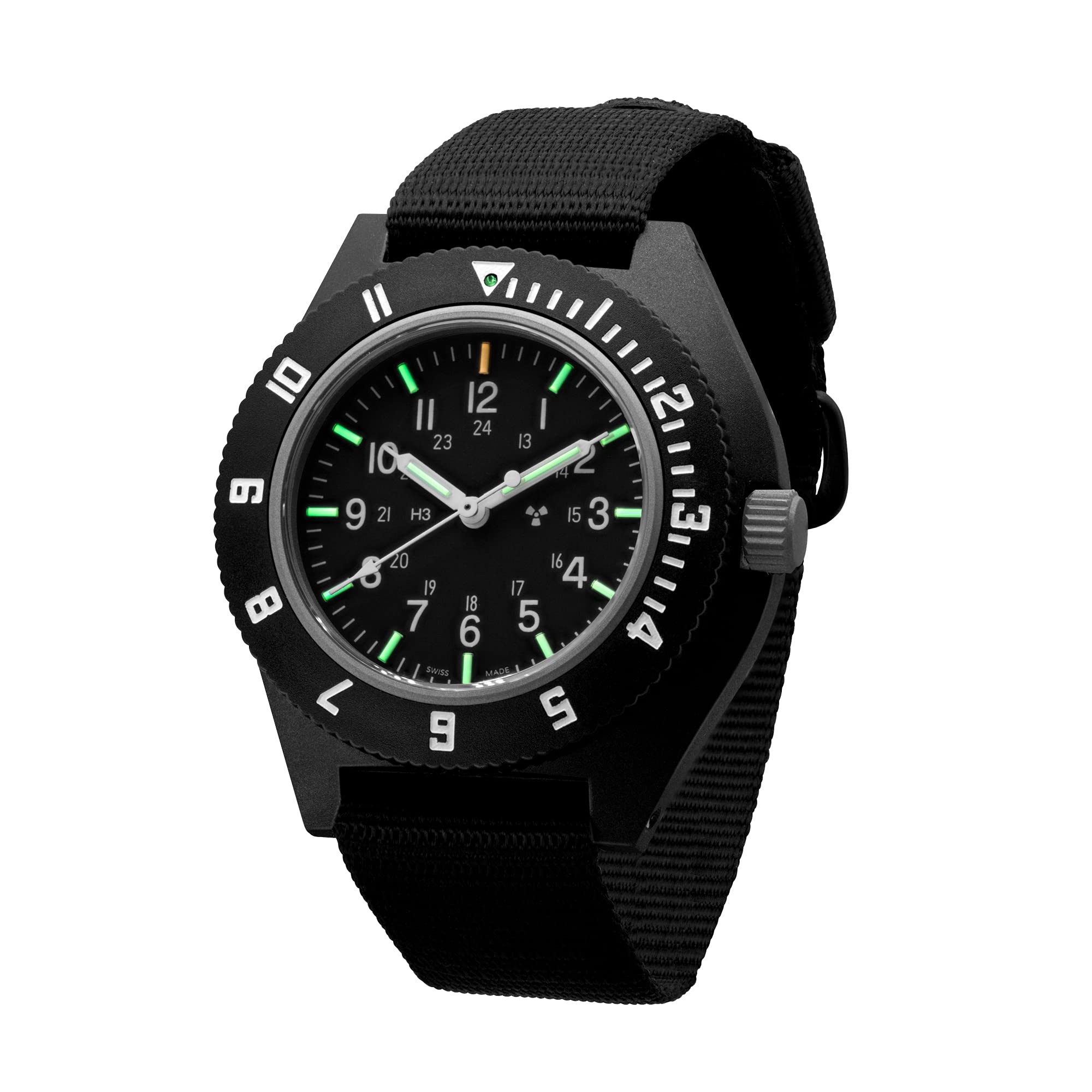 Foto 4 pulgar | Reloj Marathon para Mujer Military Navigator Pilot's Quartz Negro- Venta Internacional
