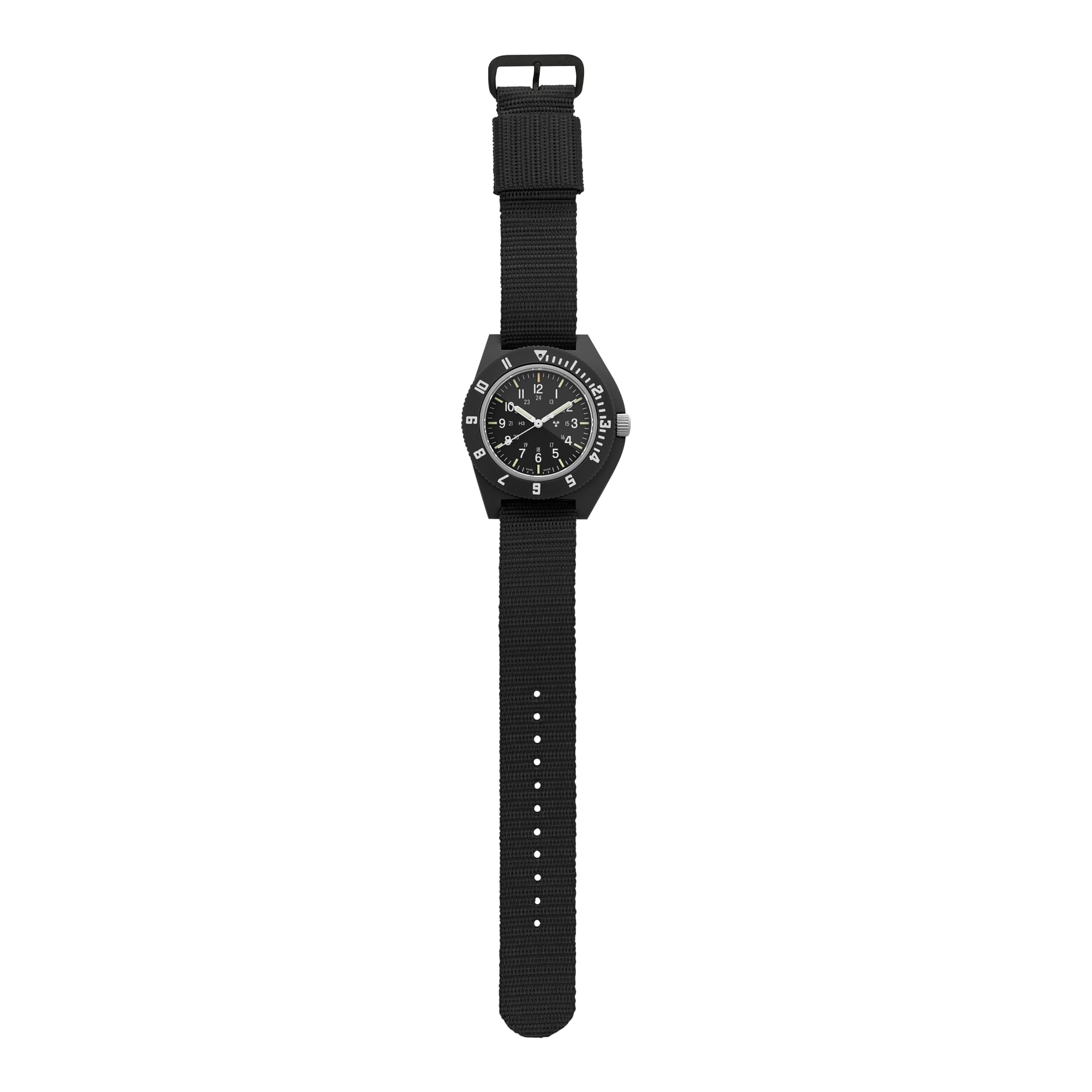 Foto 6 pulgar | Reloj Marathon para Mujer Military Navigator Pilot's Quartz Negro- Venta Internacional