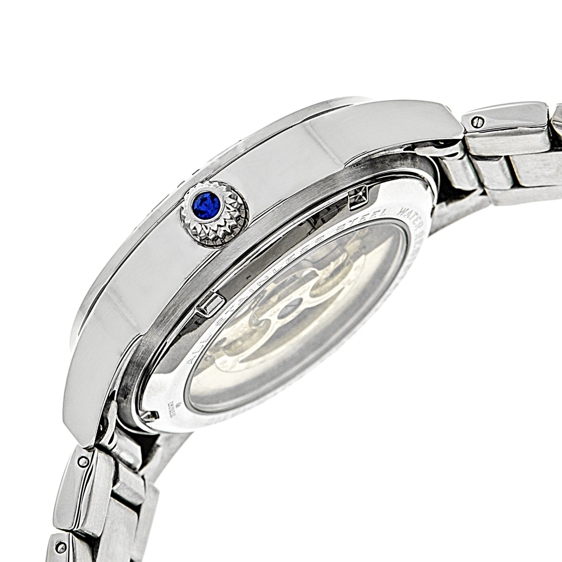 Foto 4 pulgar | Reloj Empress Empem1102 Godiva Para Mujer  Acero Plateado Y Negro - Venta Internacional.
