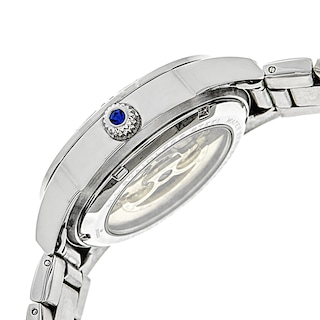 Foto 3 | Reloj Empress Empem1102 Godiva Para Mujer Acero Plateado Y Negro - Venta Internacional.