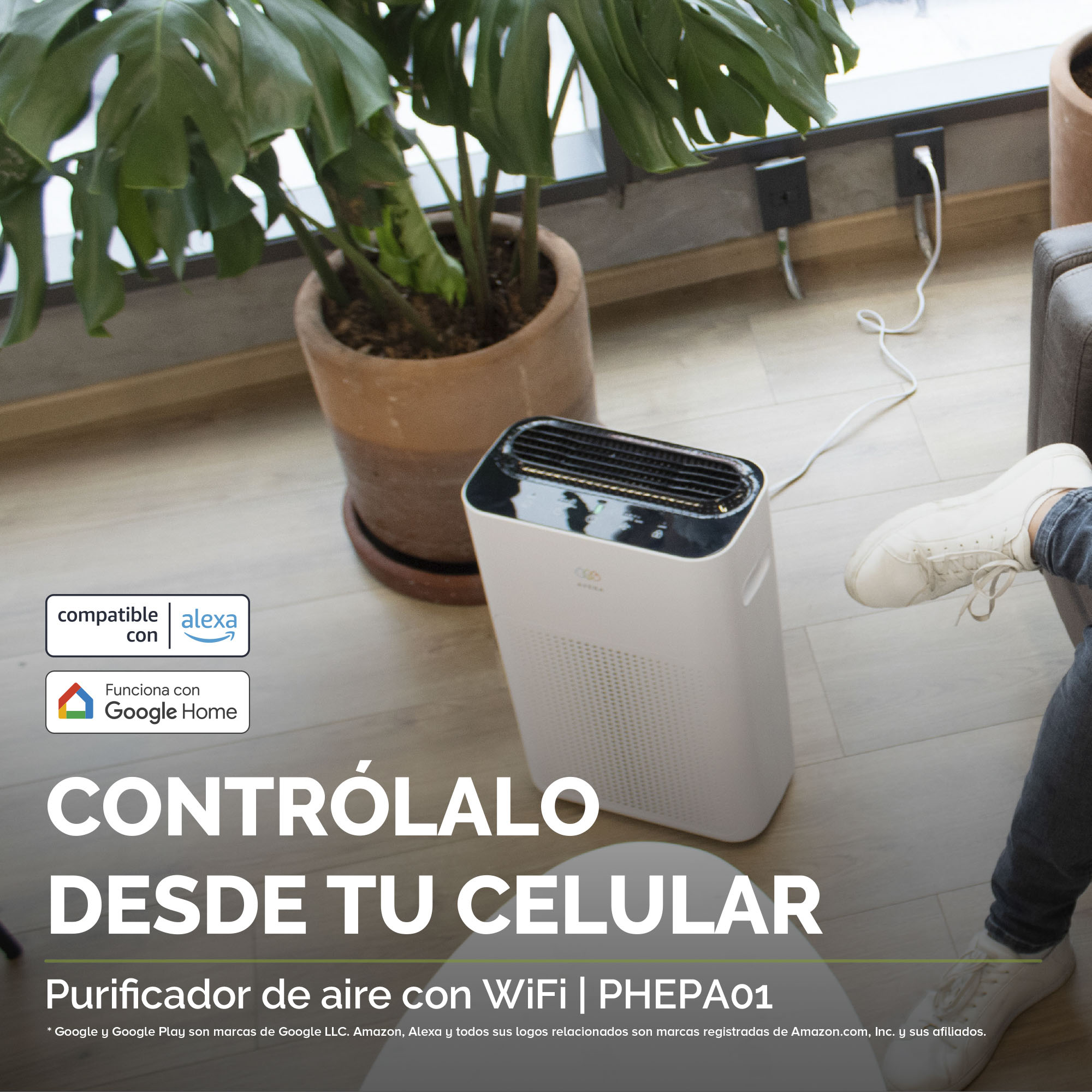 Foto 8 pulgar | Purificador De Aire Wi-fi Avera Phepa01 Filtro Hepa Blanco