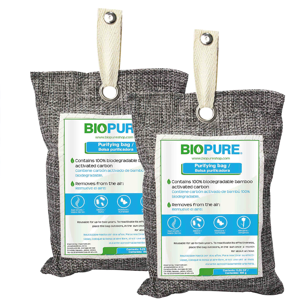 Kit de 2 Bolsas Purificadoras Biopure Carbon Activado 300 g