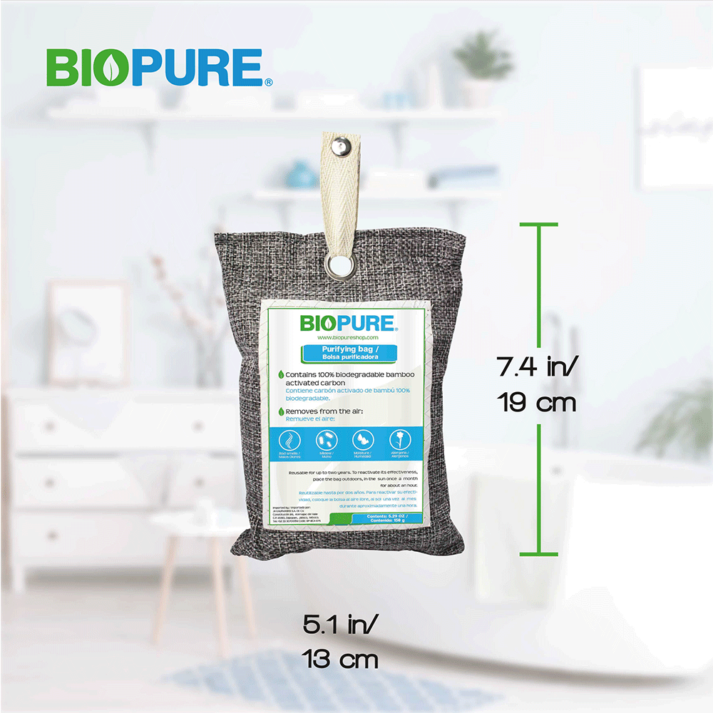 Foto 4 pulgar | Kit Bolsas Purificadoras -  Biopure  - Carbón Activado - (150 Gr)