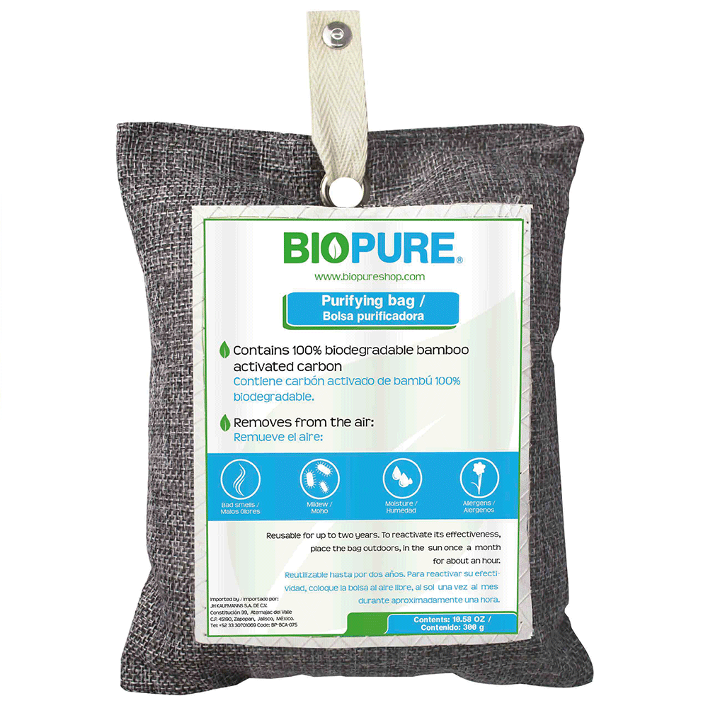 Foto 2 pulgar | Kit Bolsas Purificadoras -  Biopure  - Carbón Activado - (300 Gr)