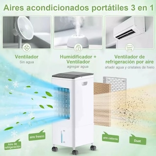 Foto 4 | Purificador Ventilador 3 en 1 Ionizador Adir 4821 color Blanco