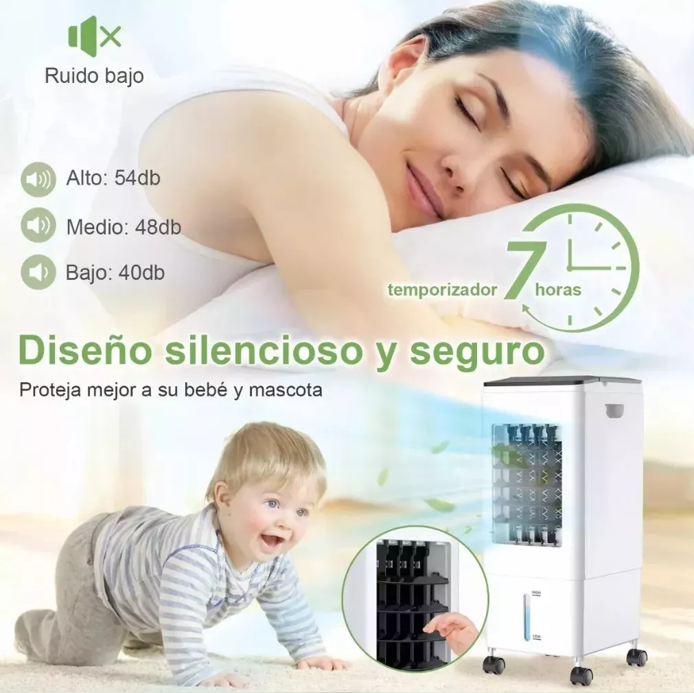 Foto 6 pulgar | Purificador Ventilador 3 en 1 Ionizador Adir 4821 color Blanco