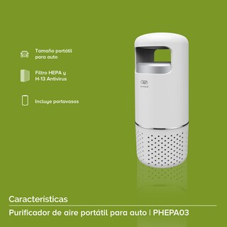 Foto 5 | Purificador Portátil de Aire Avera Blanco