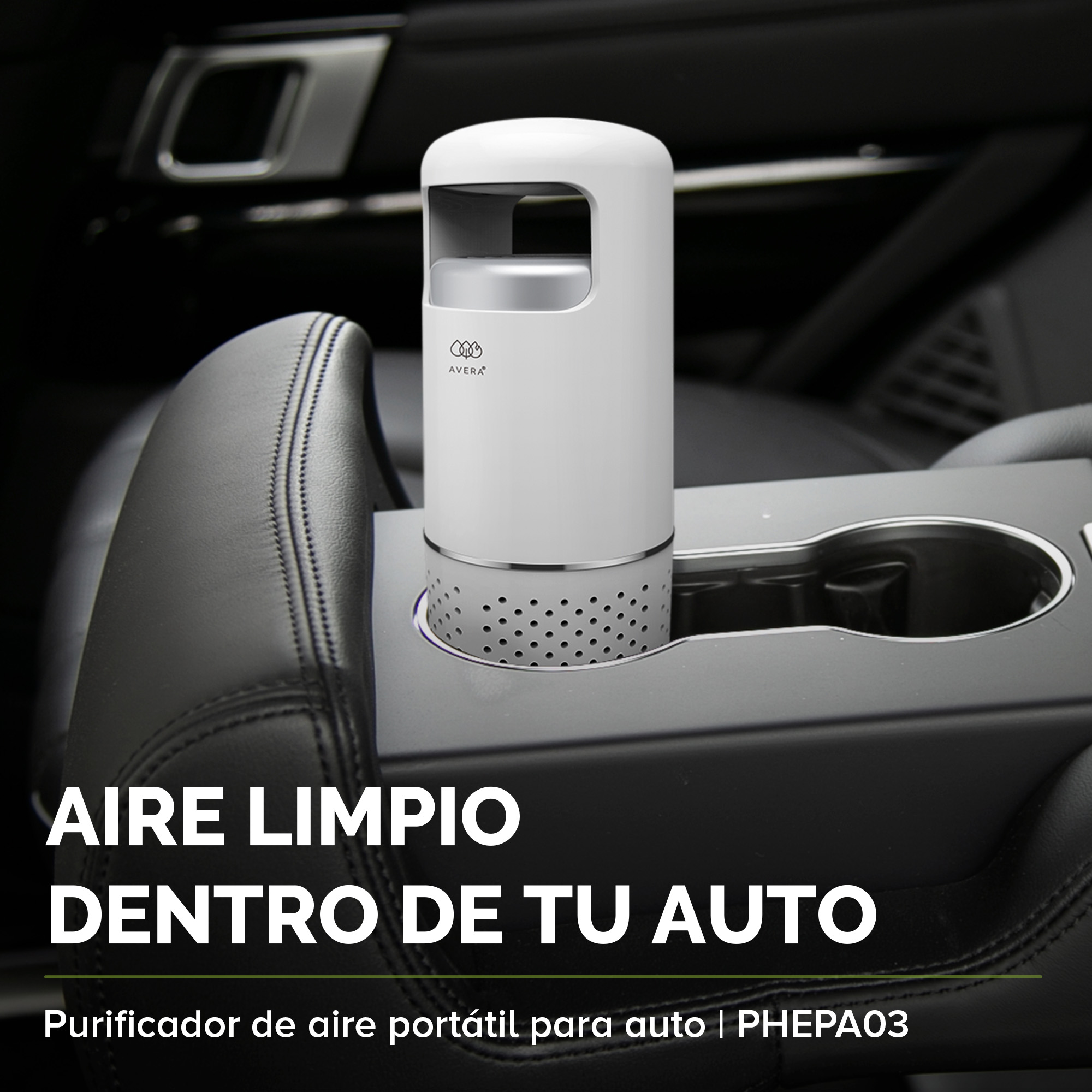 Foto 7 pulgar | Purificador Portátil de Aire Avera Blanco