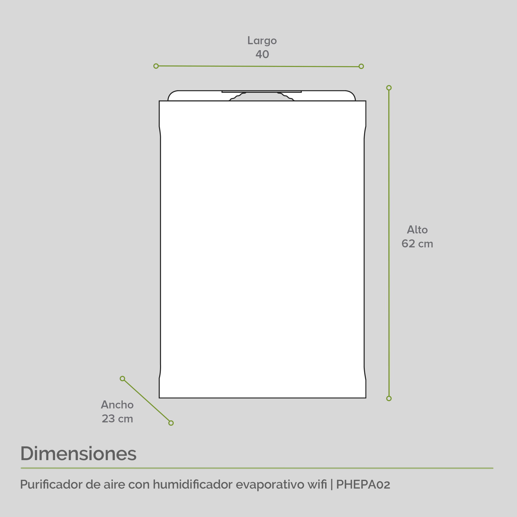 Foto 4 pulgar | Purificador De Aire Wifi Filtro Hepa Humificador 1.6l Avera Phepa02 - Color Blanco