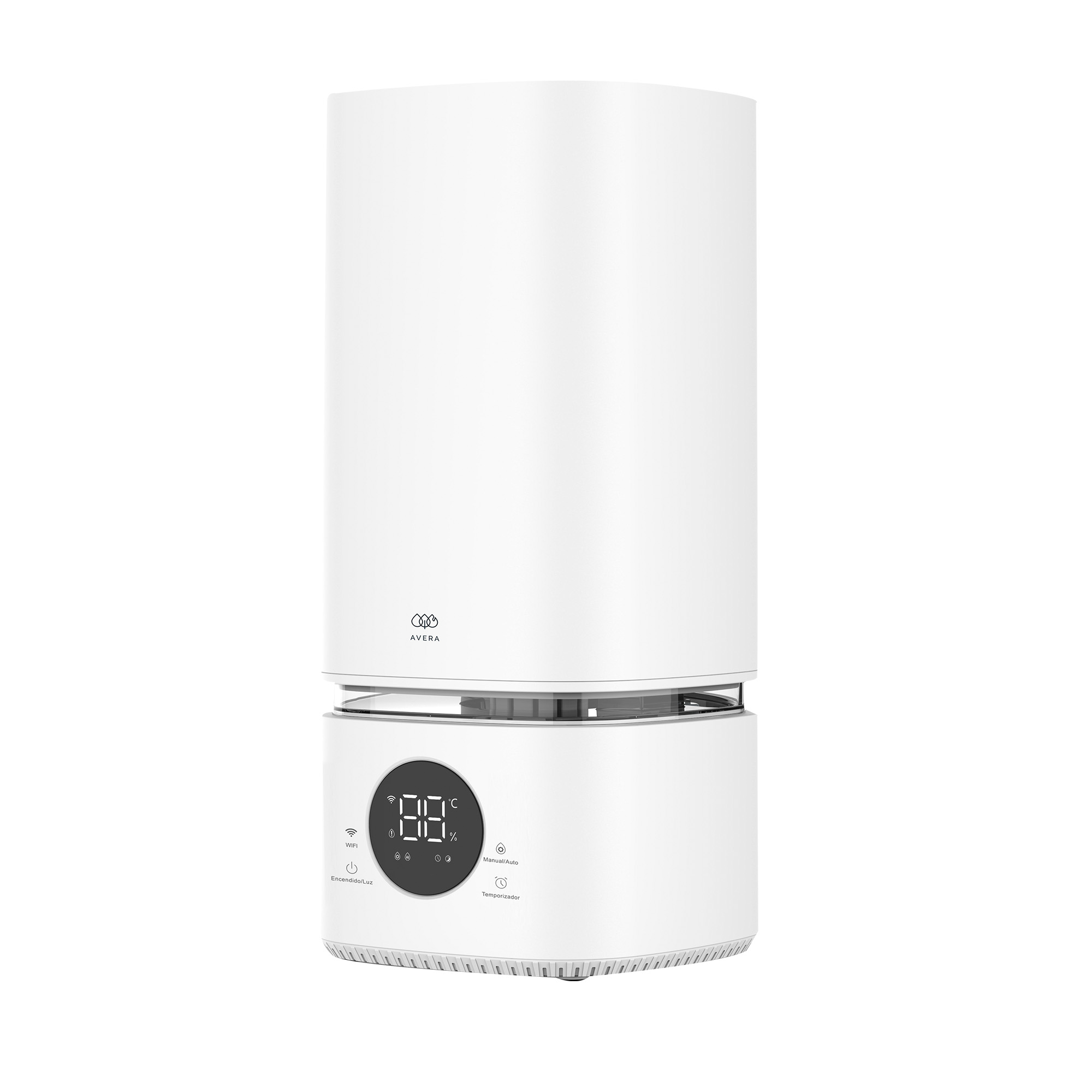 Humidificador Ultrasónico De 8 Litros Wifi Iot Avera Hum02- Color Blanco