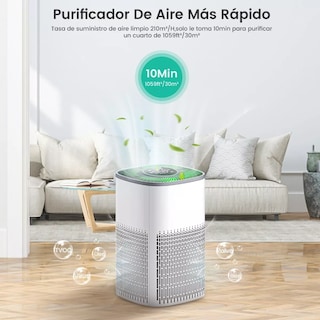 Foto 3 | Purificador de Aire Eo Safe Imports Esi10628 Blanco Portátil