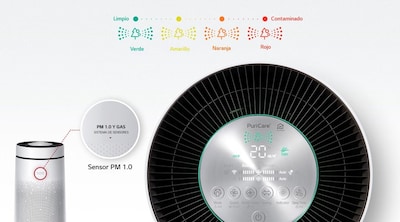 Foto 3 | Purificador De Aire Lg As560dwr0 360 Grados Wi-fi 2 Pisos