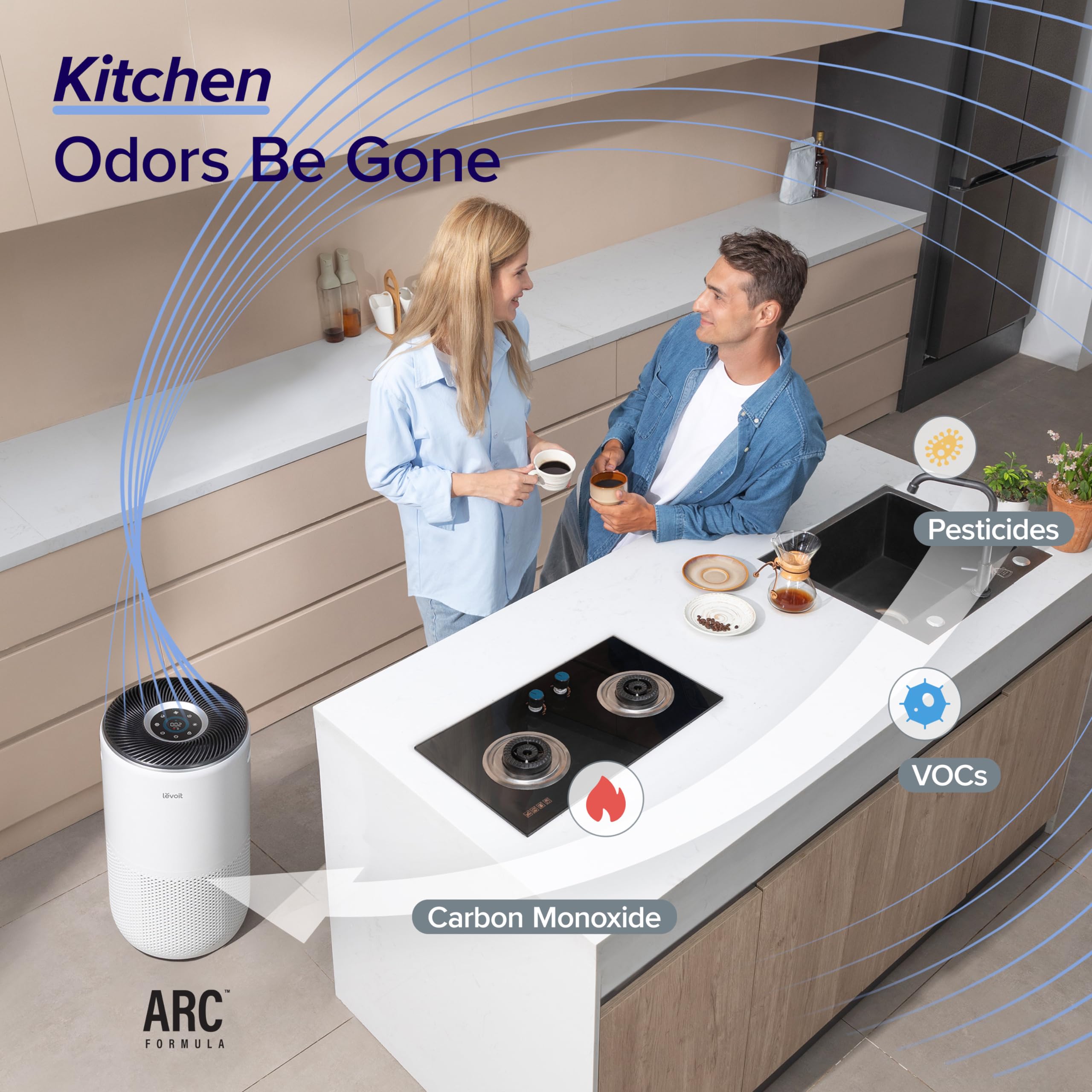 Foto 5 pulgar | Purificador De Aire Levoit Core 400s/core 400s-p Para 184 M² Con Wifi - Venta Internacional.