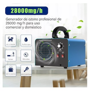 Foto 2 | Purificador De Aire Portátil Generador De Ozono 28000 Mg