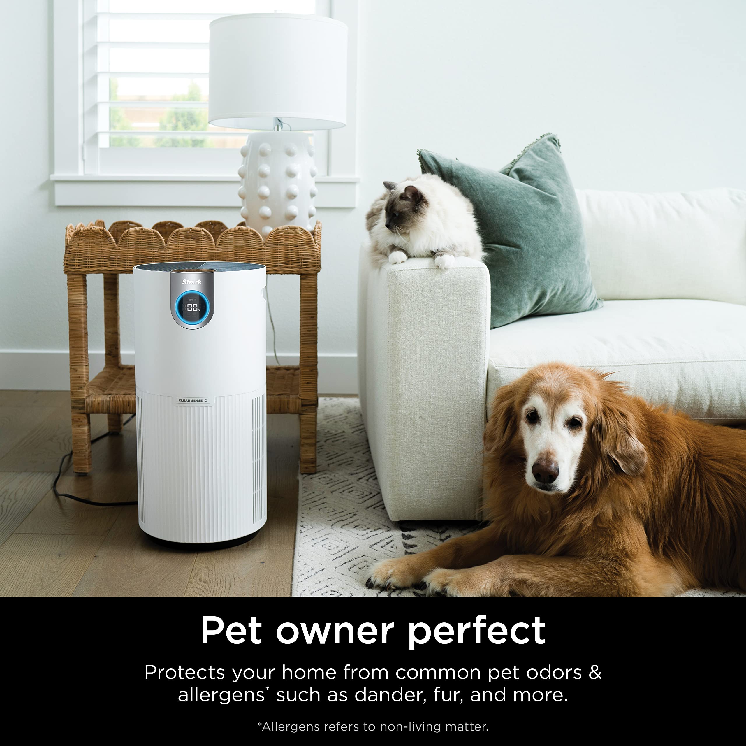 Foto 7 pulgar | Purificador de Aire Shark Hp201 Clean Sense Max Hepa 100m² Blanco - Venta Internacional
