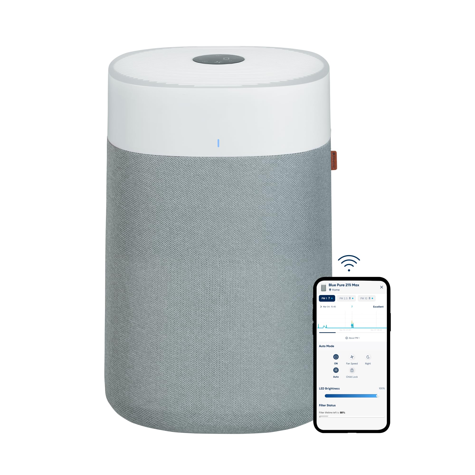 Foto 2 pulgar | Purificador De Aire Blueair Blue Pure 211i Max Para 284 M² - Venta Internacional.