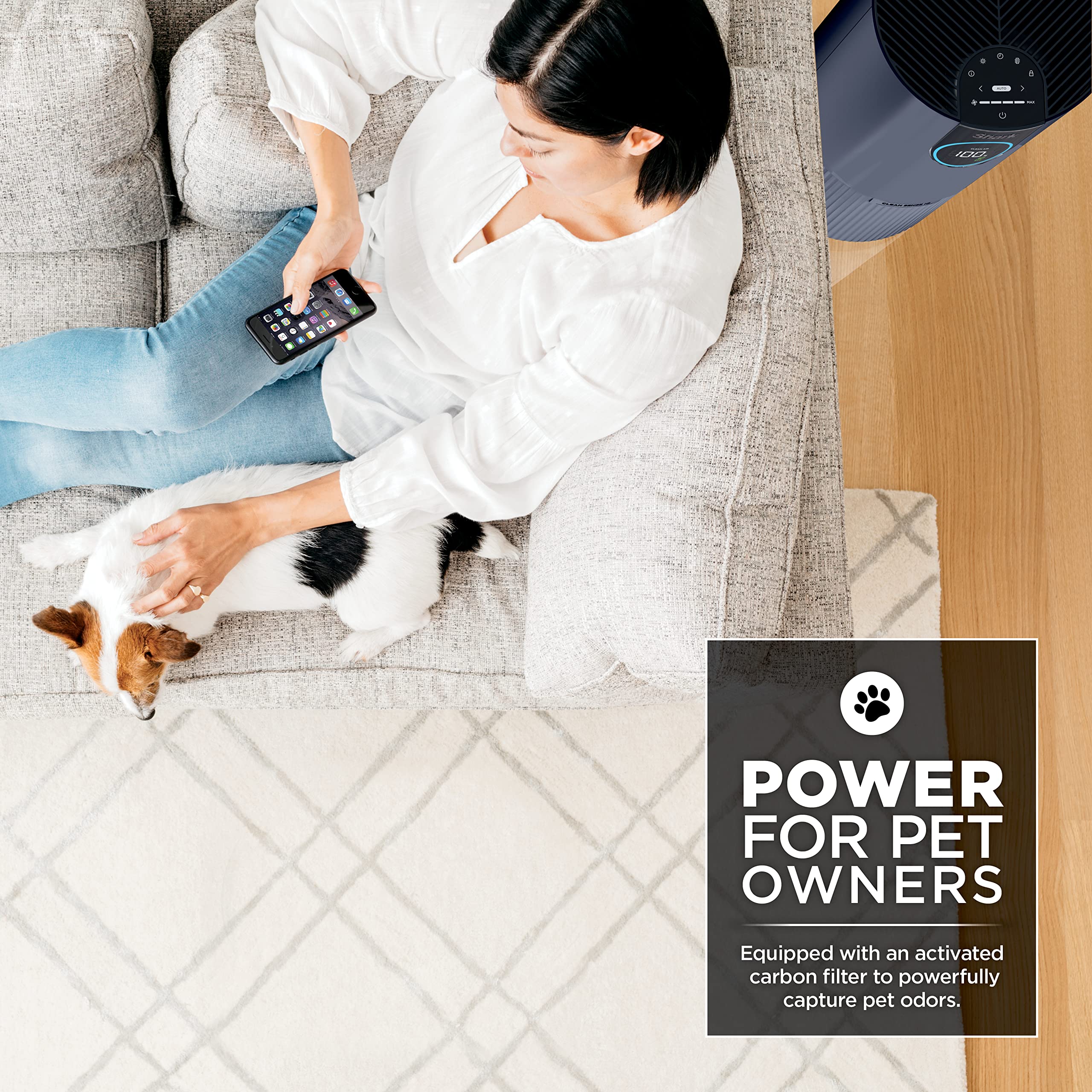Foto 6 pulgar | Purificador de Aire Shark Hp102petpr Clean Sense Para 46 M² Con Hepa - Venta Internacional