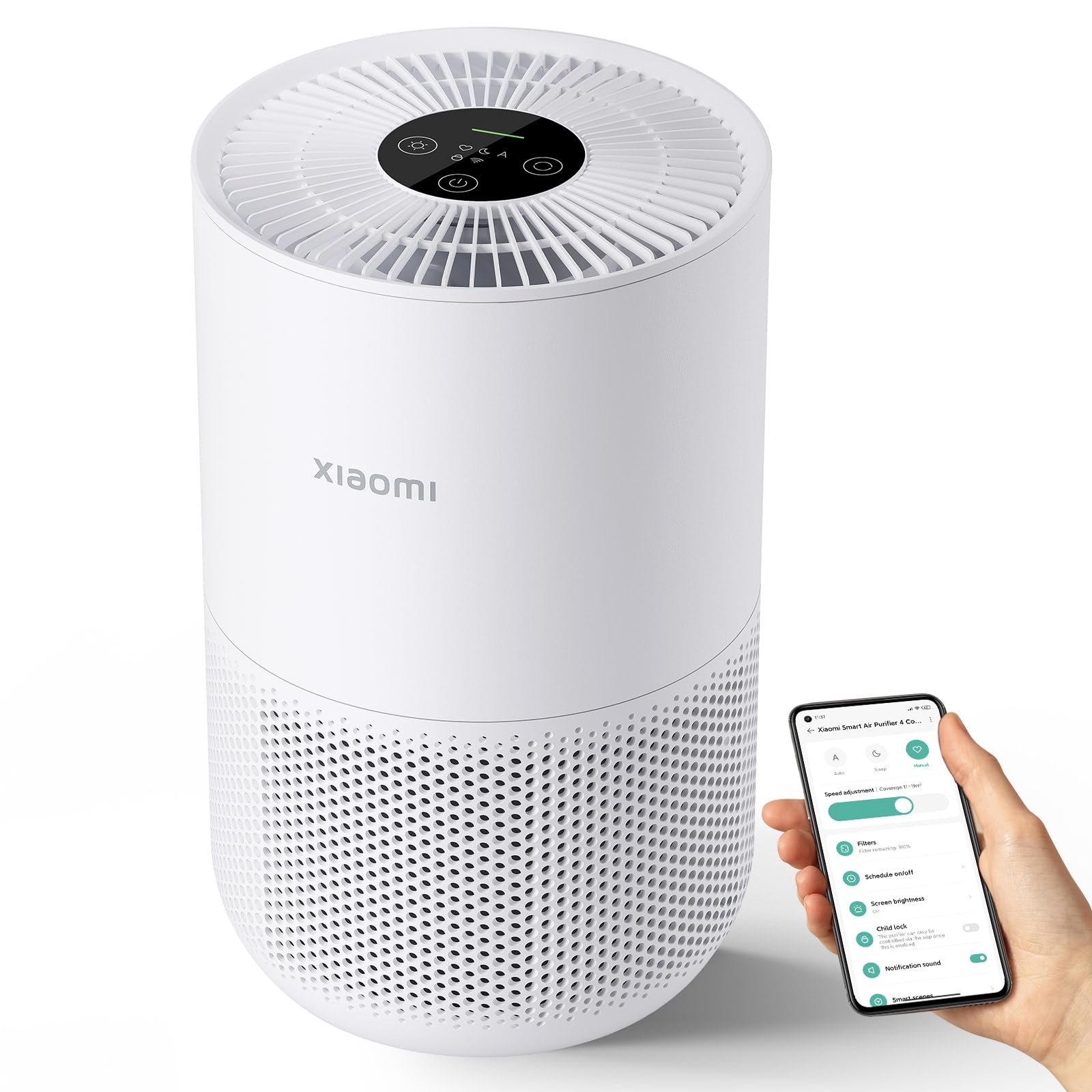 Purificador de Aire Xiaomi Mi Air Purifier 4 Compact True HEPA H13 - Venta Internacional