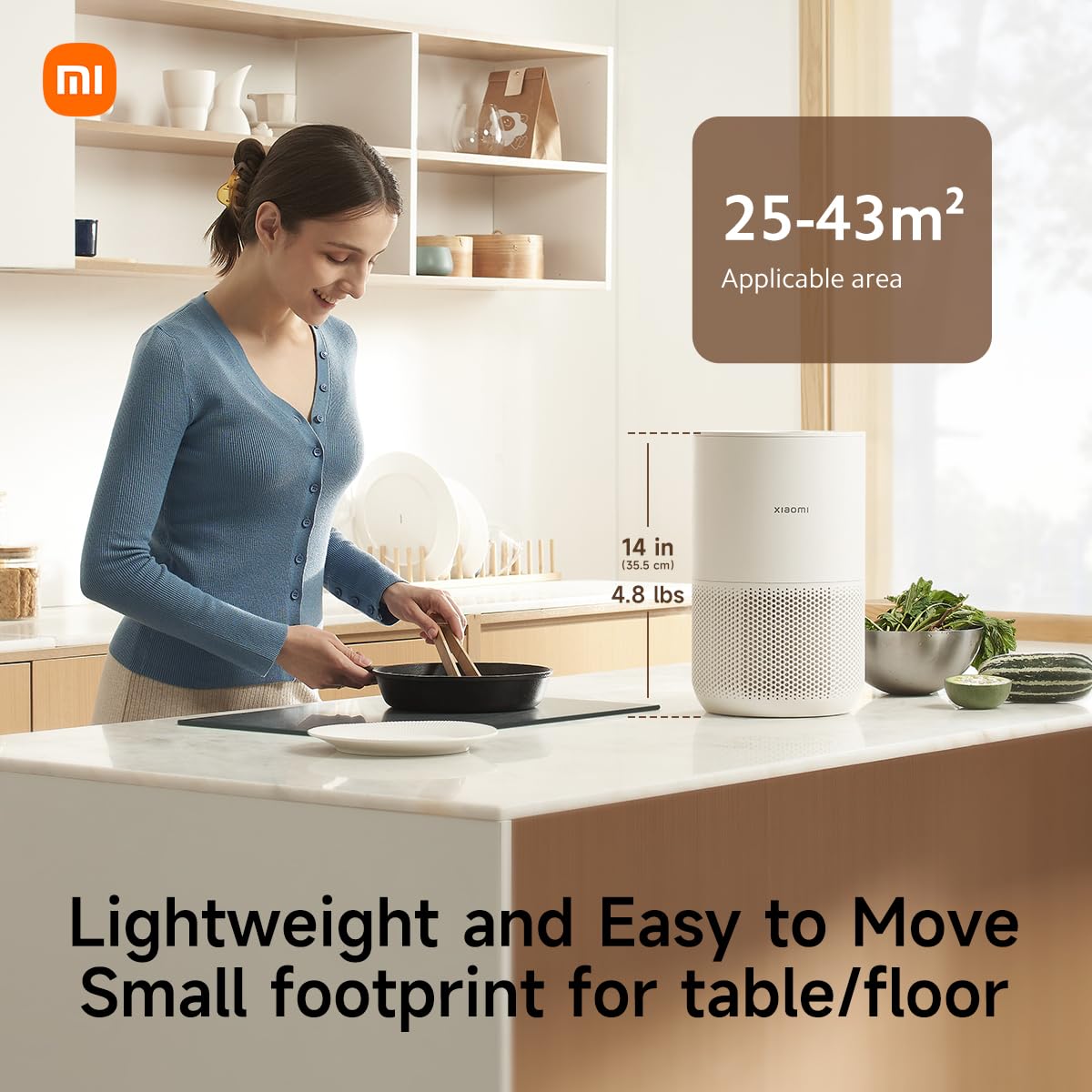 Foto 5 | Purificador de Aire Xiaomi Mi Air Purifier 4 Compact True HEPA H13 - Venta Internacional