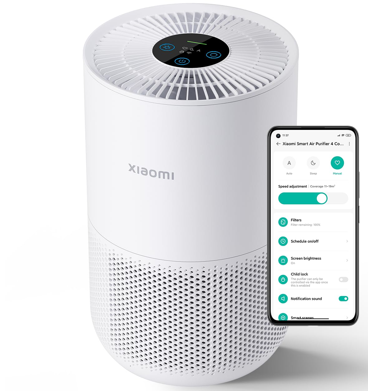 Foto 2 pulgar | Purificador de Aire Xiaomi Portátil-Venta Internacional