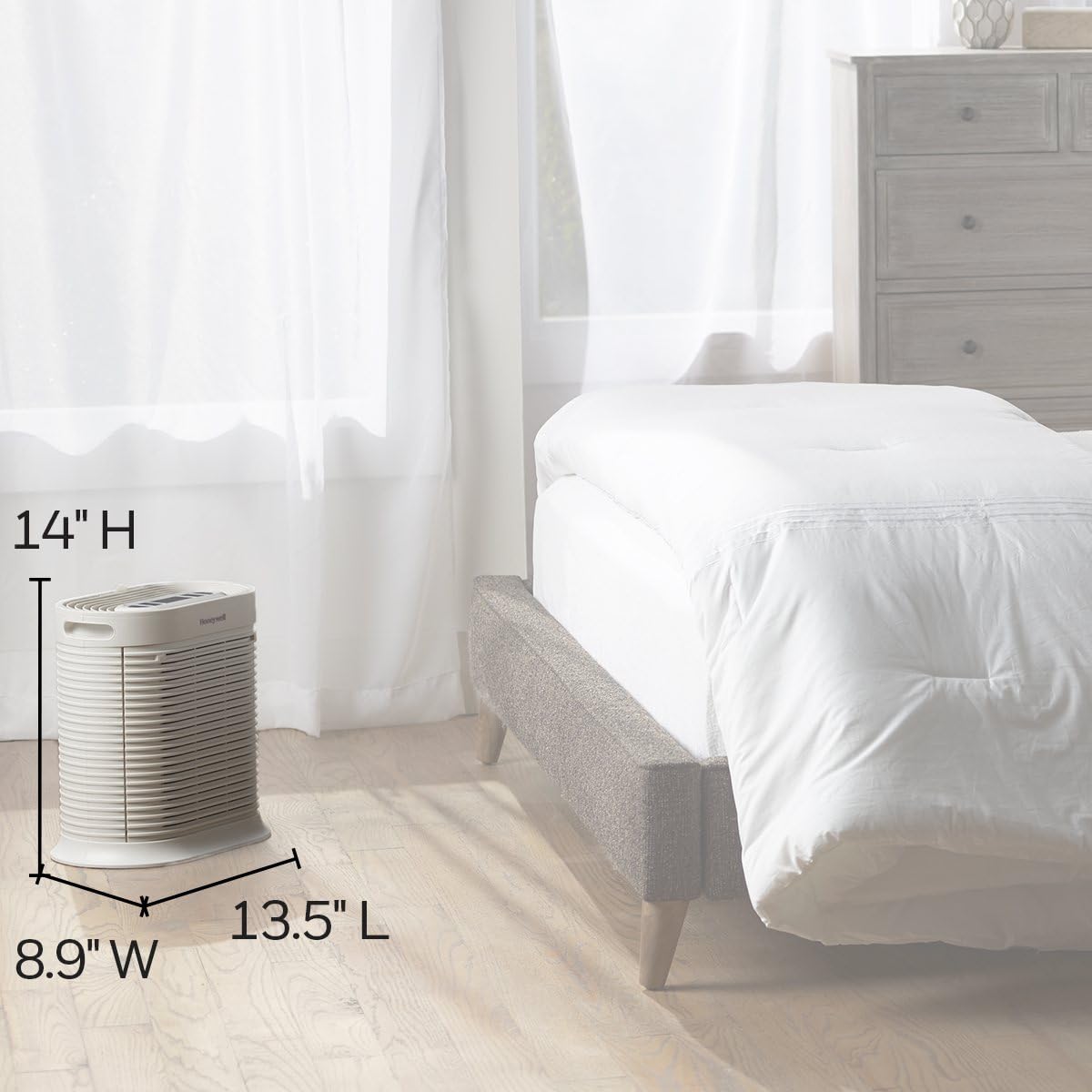 Foto 5 | Purificador De Aire Honeywell Allergenplus Hepa Hpa104 Blanco - Venta Internacional.