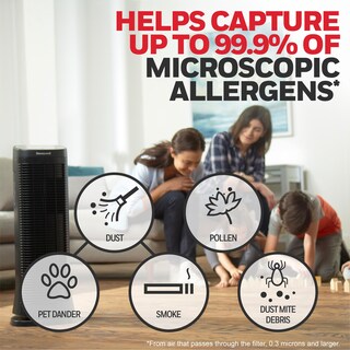 Foto 3 | Purificador De Aire Honeywell Air Genius 5 Para Habitaciones Grandes Negro - Venta Internacional.