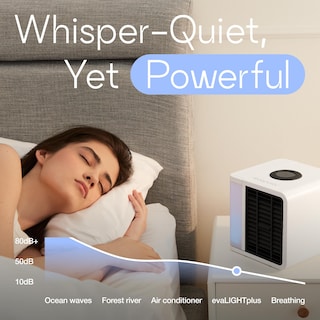Foto 4 | Ventilador De Refrigeración Evapolar Evalight Plus Para Escritorio/acampada, Color Blanco - Venta Internacional.