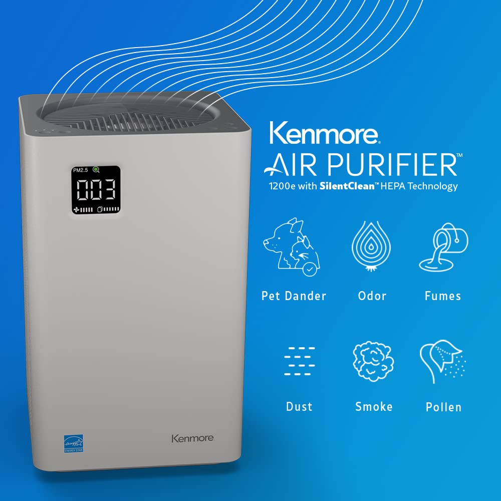 Foto 3 pulgar | Purificador De Aire Kenmore Pm2010 H13 True Hepa De 3 Etapas, 120 M² - Venta Internacional.
