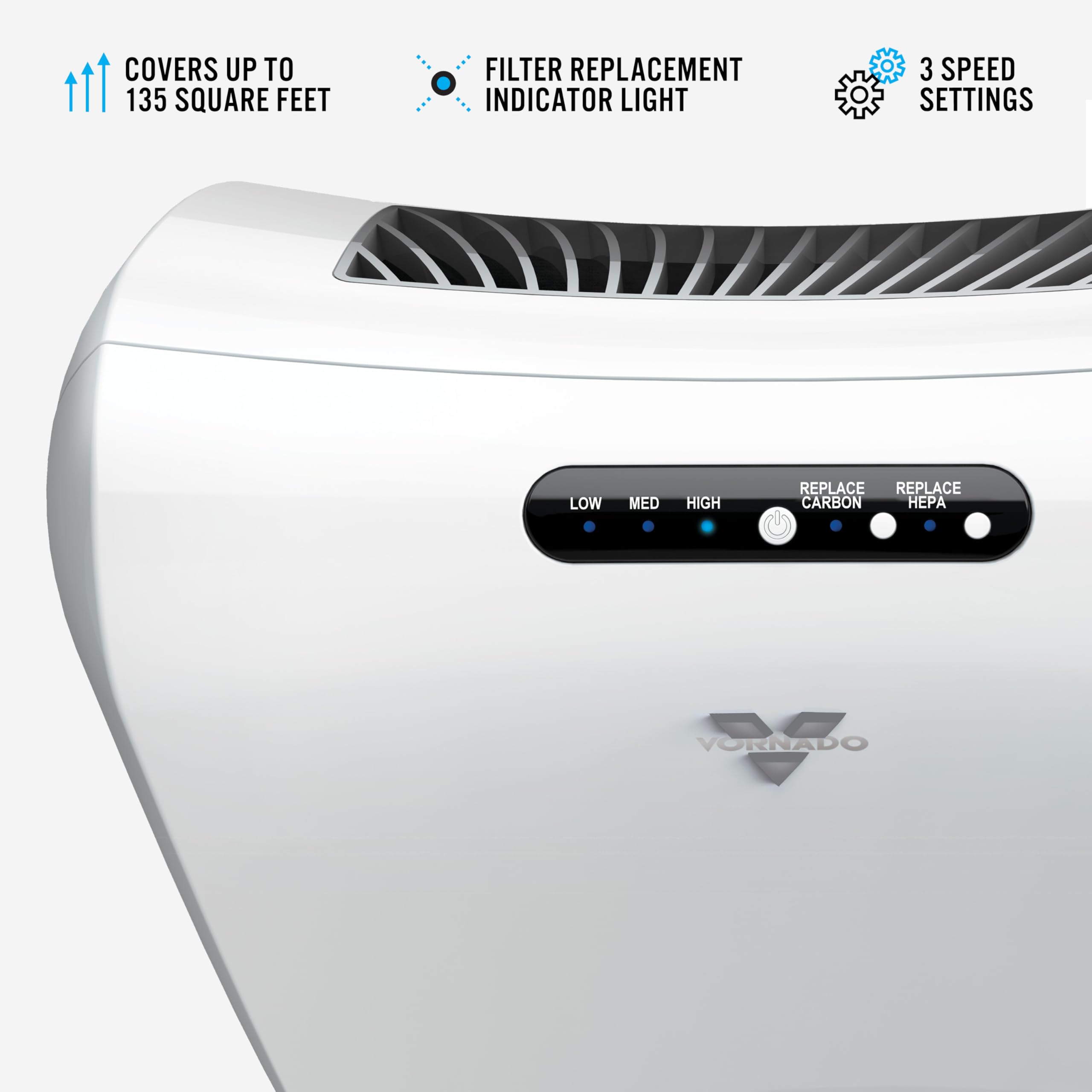 Foto 2 | Purificador De Aire Vornado Ac350 True Hepa, Con Cobertura De 135 M² - Venta Internacional.