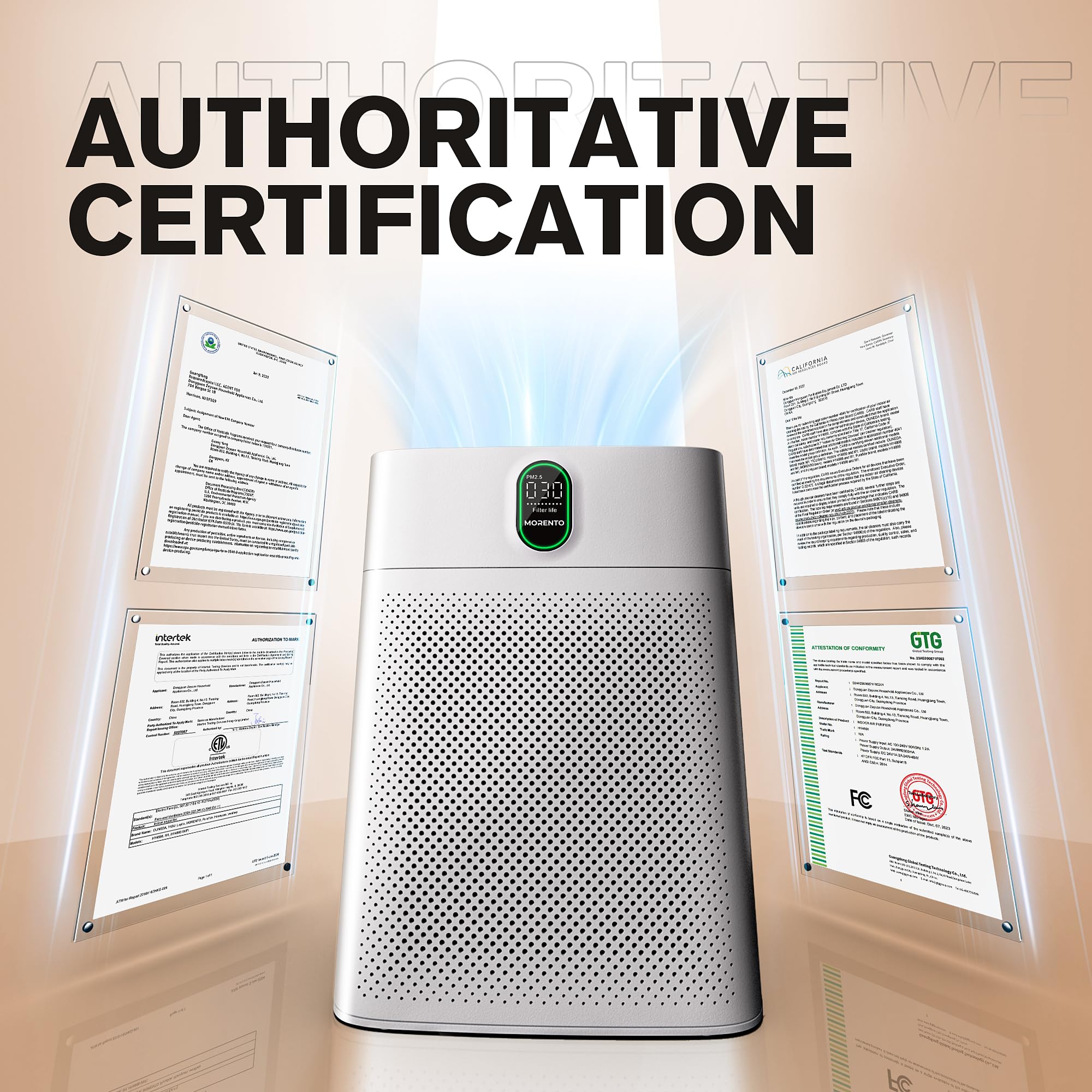 Foto 5 | Purificador De Aire Morento Hy4866 Para Habitación Grande De 100 M² Con Pm2.5 - Venta Internacional.