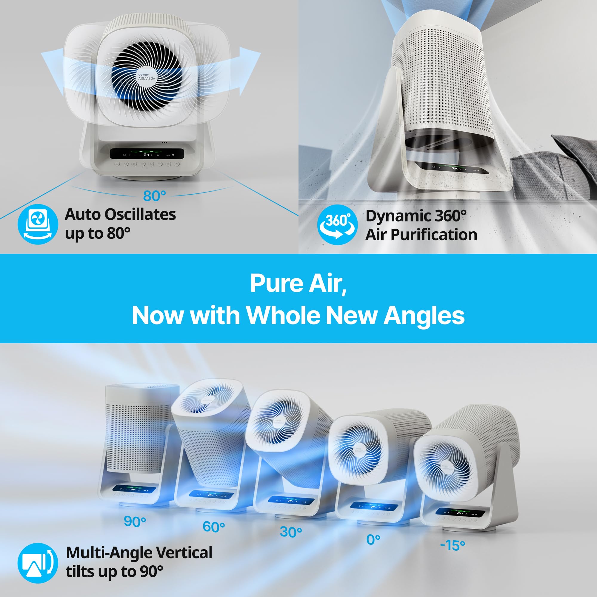 Foto 5 pulgar | Purificador de Aire Coway Aim con Ventilador - Venta Internacional