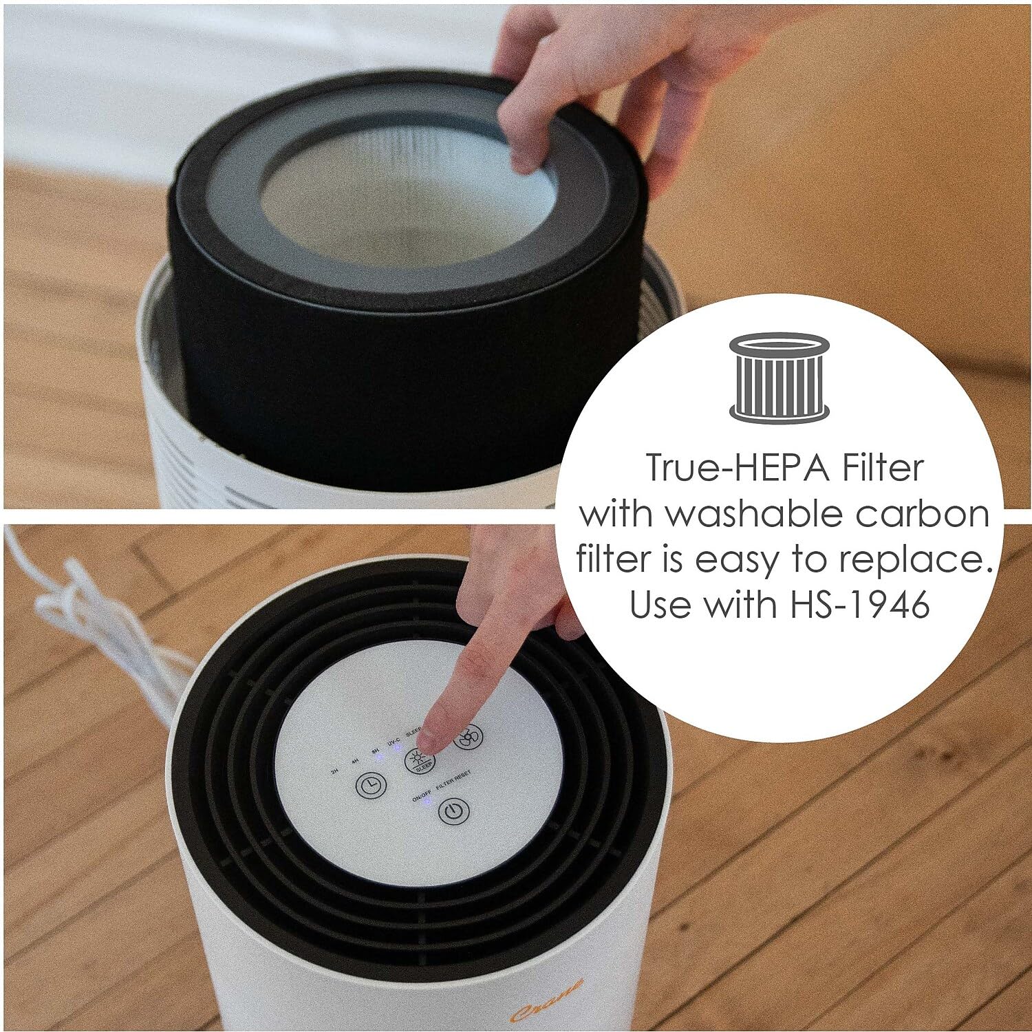 Foto 6 | Purificador de Aire Crane EE-5068 True Hepa Cobertura de 300 ml - Venta Internacional