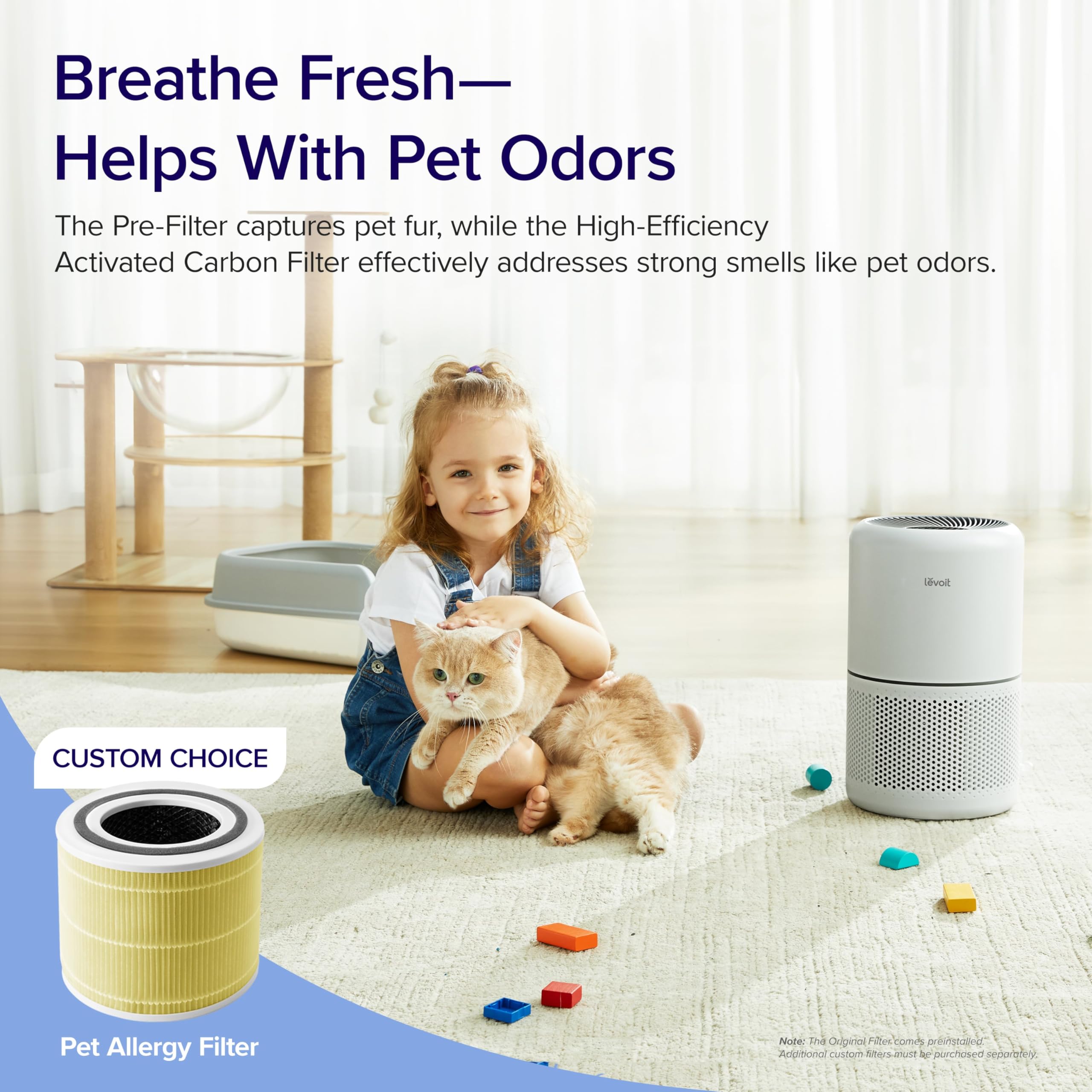 Foto 4 pulgar | Purificador De Aire Levoit Core300-p Para Alergias Caseras Y Pelo De Mascotas - Venta Internacional.