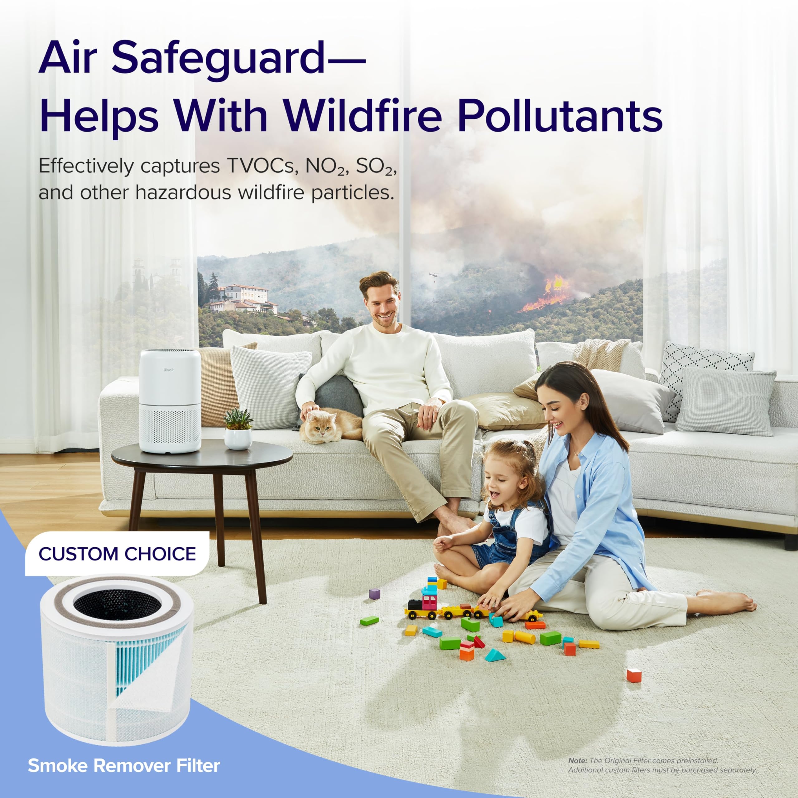 Foto 4 | Purificador De Aire Levoit Core300-p Para Alergias Caseras Y Pelo De Mascotas - Venta Internacional.