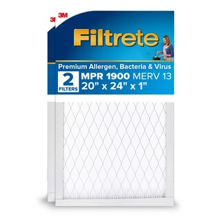 Foto 1 | Filtro De Aire Filtrete Ac Furnace 20x24x1 Merv 13 Mpr 1900, Paquete De 2 - Venta Internacional.