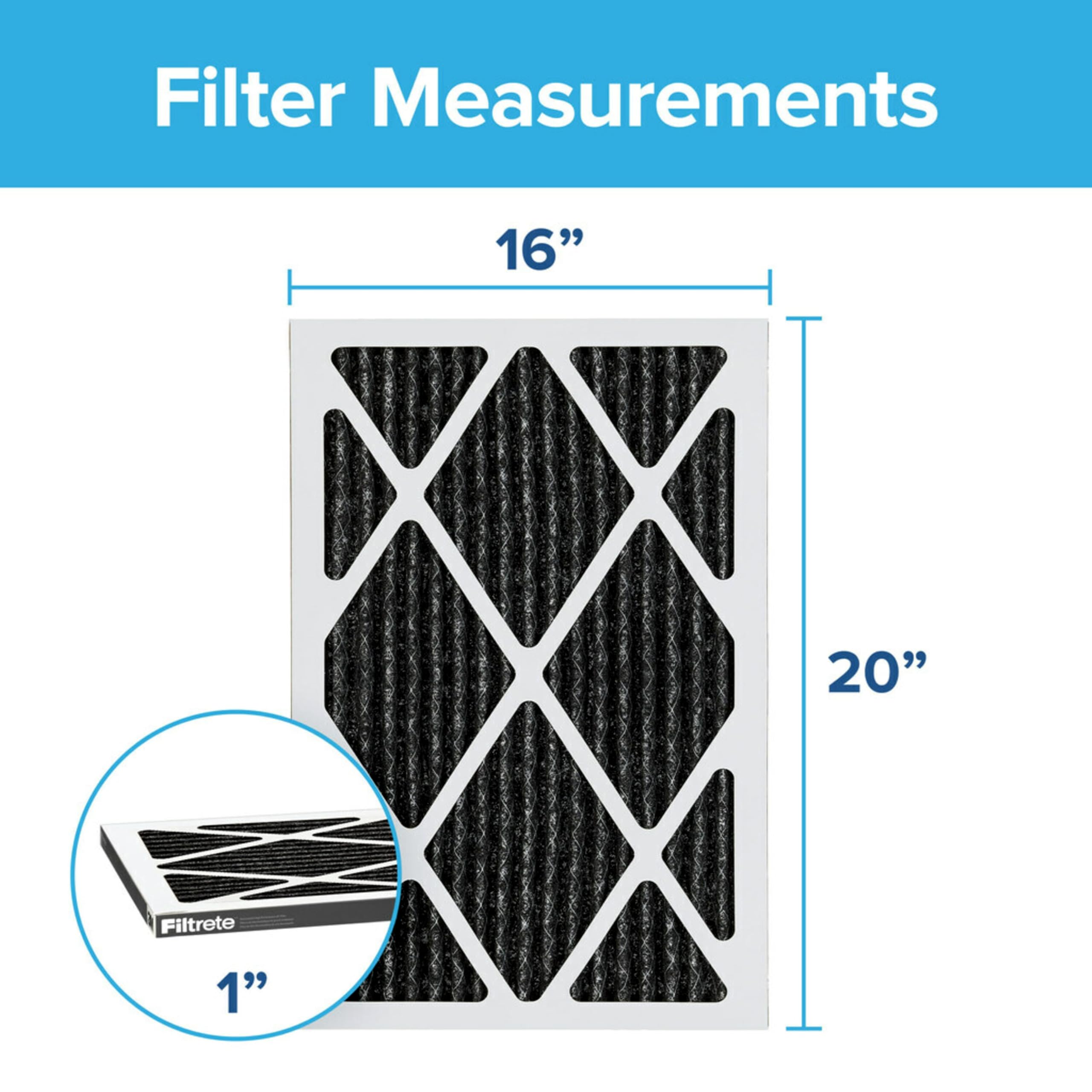 Foto 3 pulgar | Filtro De Aire Filtrete Mpr 1200 Merv 11 16x20x1, Paquete De 2 - Venta Internacional.