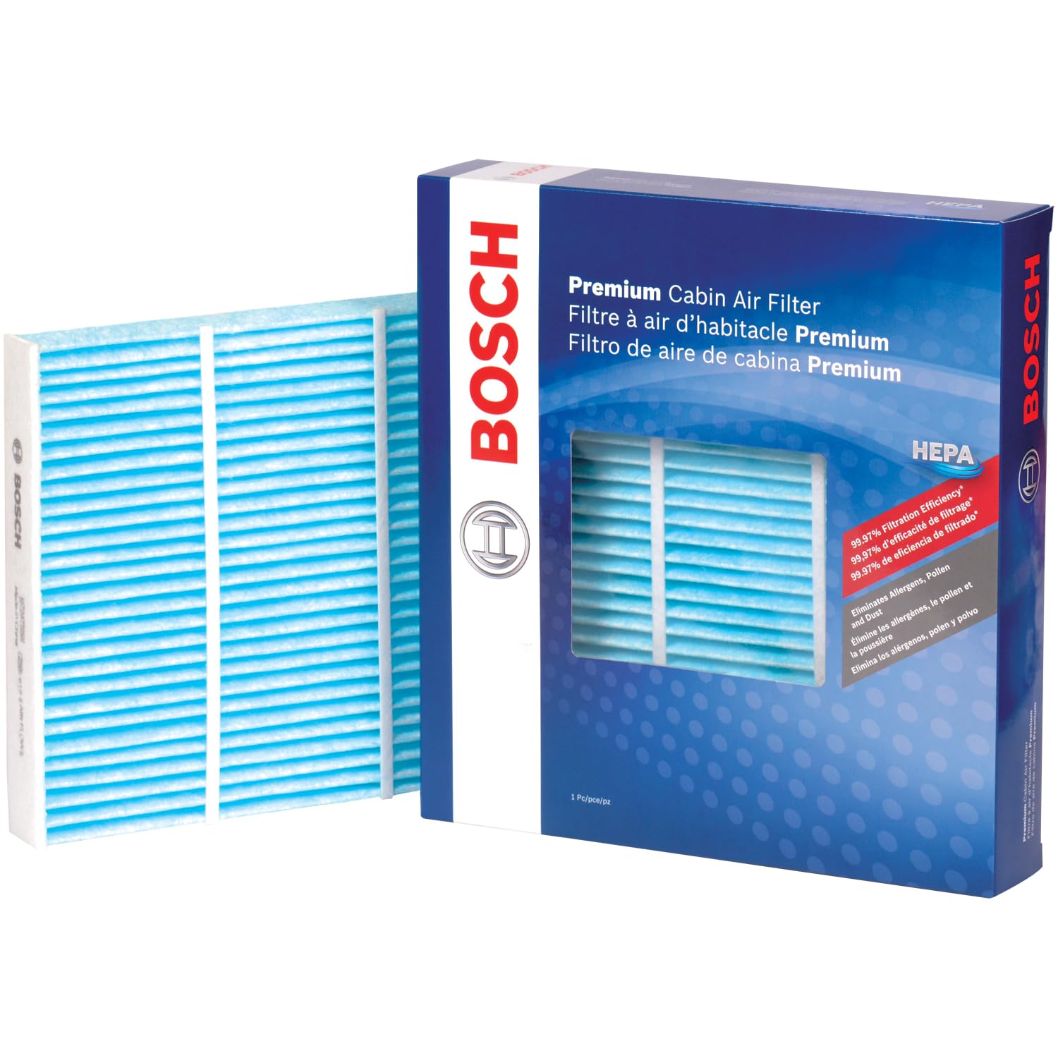 Filtro De Aire De Cabina Bosch 6017c Hepa Para Chrysler, Dodge, Nissan - Venta Internacional.