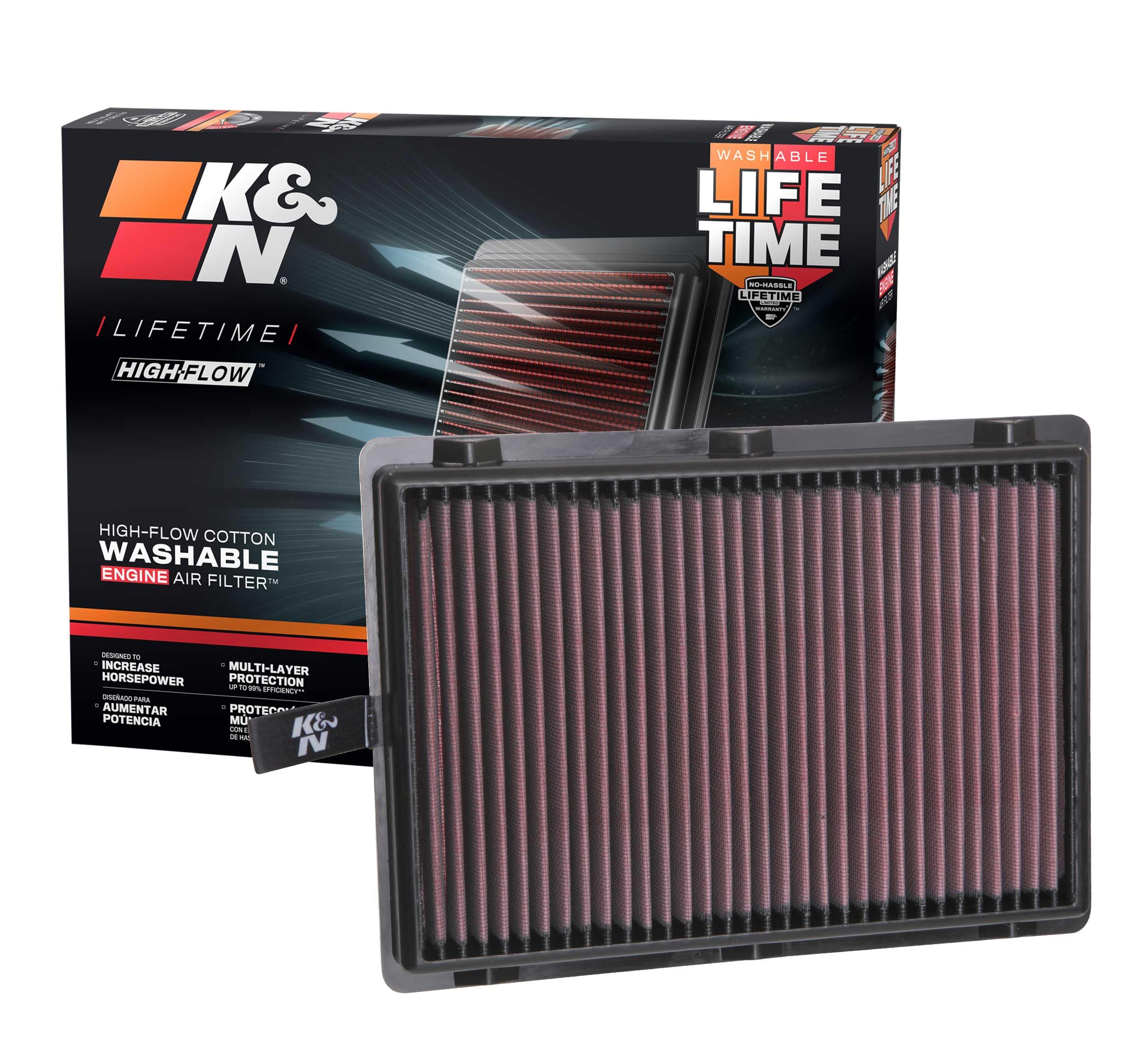 Filtro De Aire De Motor K&n Reutilizable Para Kia Sorento, Telluride - Venta Internacional.
