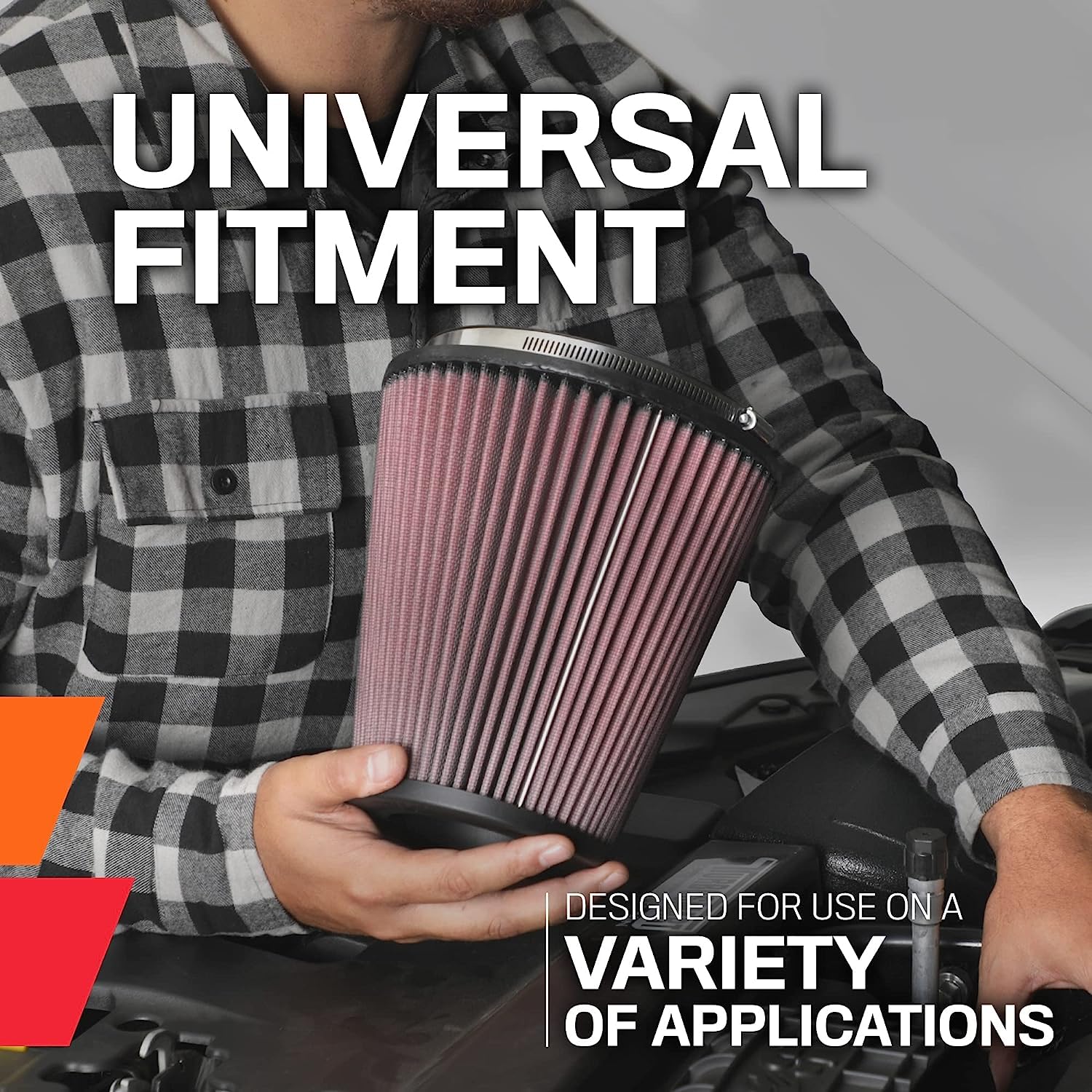 Foto 8 pulgar | Filtro De Aire K&n High-flow Original Lifetime Universal - Venta Internacional.