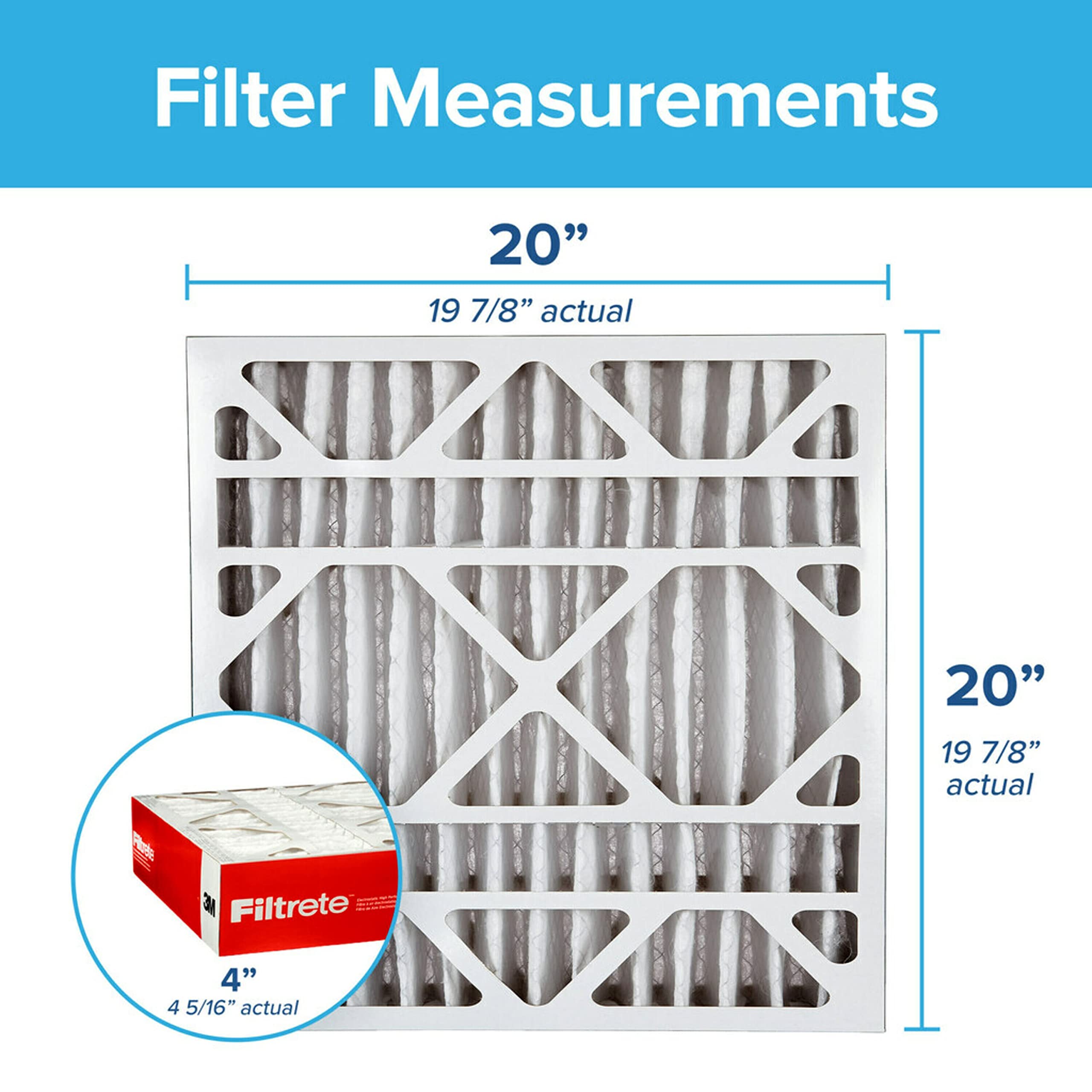 Foto 3 pulgar | Filtro De Aire Filtrete Ac Furnace Mpr 1000 Micro Allergen 20x20x4 - Venta Internacional.